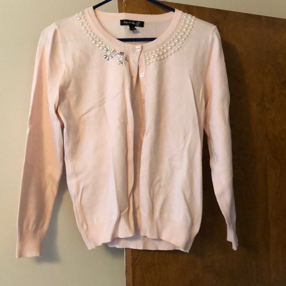 Pale Pink Cardigan